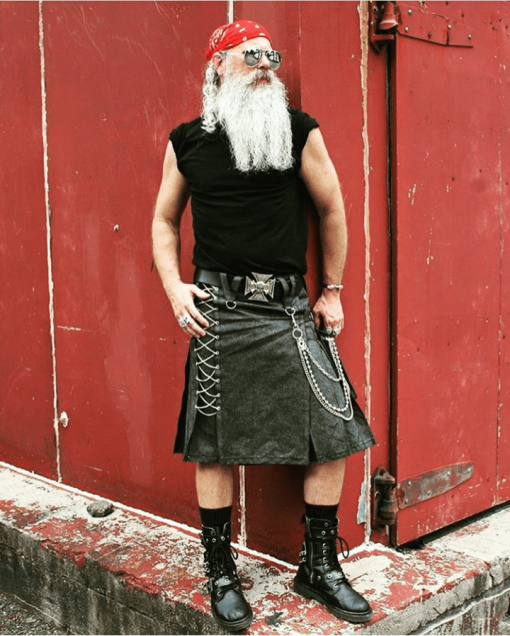 Denim Utility Kilt - Image 2