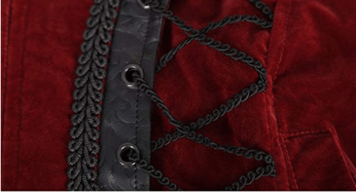 Red Velvet Jacket Mens - Image 6