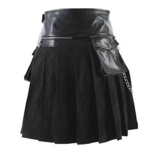Gladiator Leather Scottish Kilt - Image 2