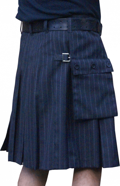 Charcoal Grey Utility Kilt - Image 3