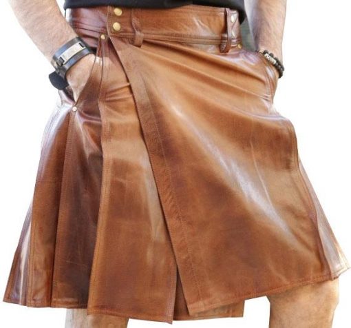 Cowhide Leather Kilt