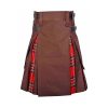 Hybrid Utility Kilt With Leather Straps