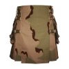 British Camo Utility Kilt Front