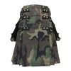 Woodland Camo Gothic Utility Kilt