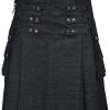 Denim Fashion Kilt