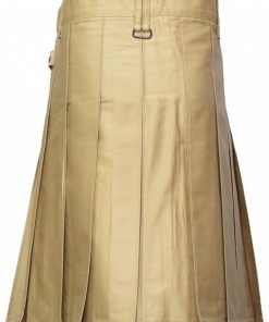 Heavy Duty Cargo Khaki Men Utility Kilt22