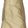 Heavy Duty Khaki Men Utility Kilt Sale