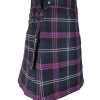 Tartan Kilt With Side Pockets For Men
