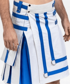 White Blue Kilt3