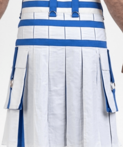 White Blue Kilt4