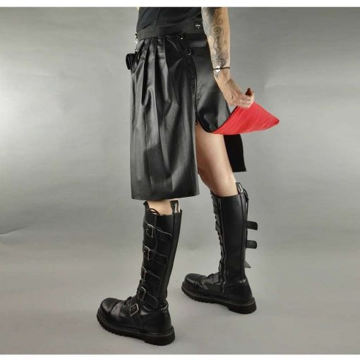 Leather Rock Star Kilt - Image 9