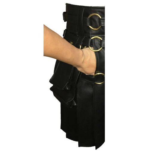 Gothic Long Steampunk Kilt - Image 5