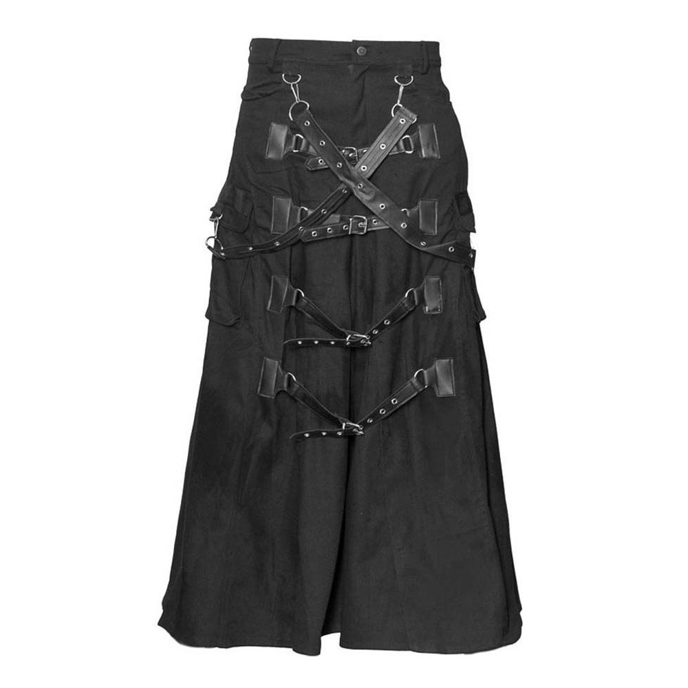 Cyber Punk Bondage Gothic Kilt