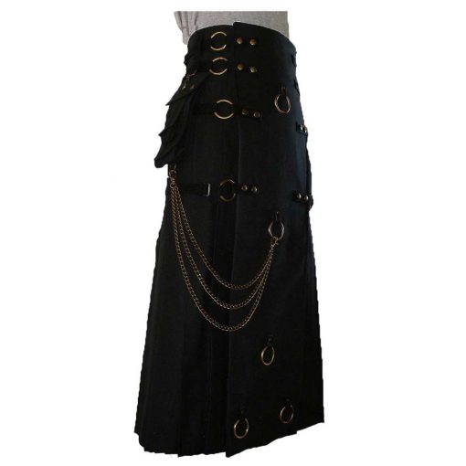 Gothic Long Steampunk Kilt - Image 4