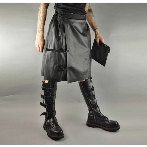 Leather Rock Star Kilt - Image 5