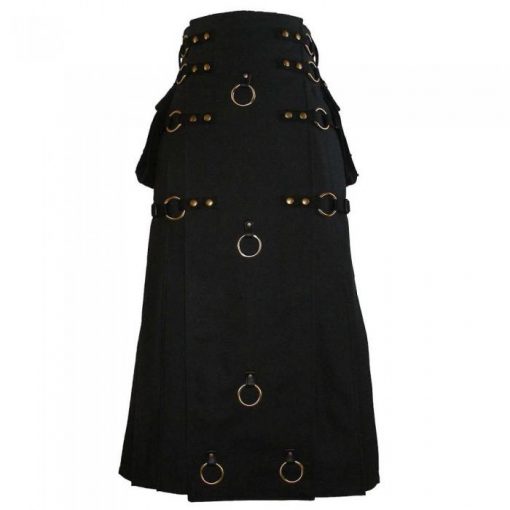 Gothic Long Steampunk Kilt - Image 2