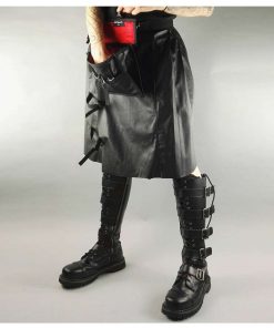 Leather Rock Star Kilt