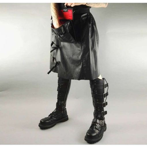 Leather Rock Star Kilt