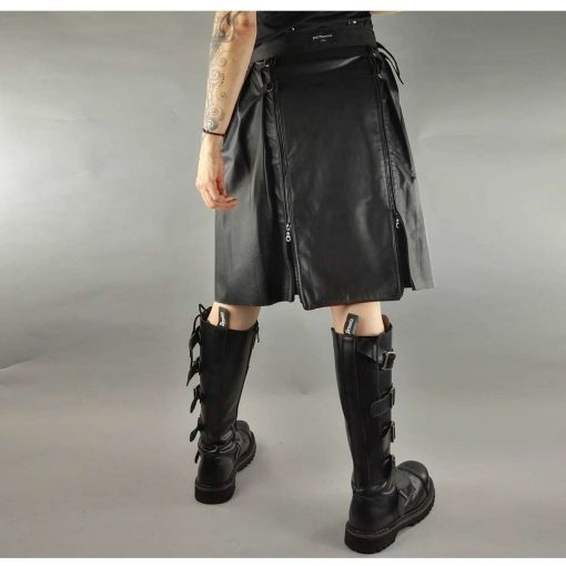 Leather Rock Star Kilt - Image 3