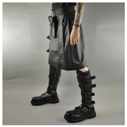 Leather Rock Star Kilt
