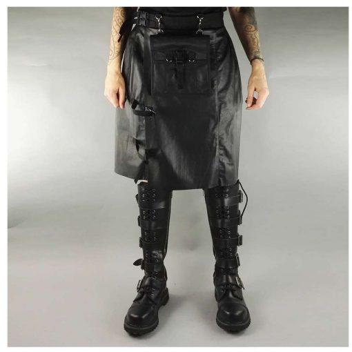 Leather Rock Star Kilt