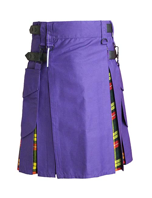Modern Purple Hybrid Kilt