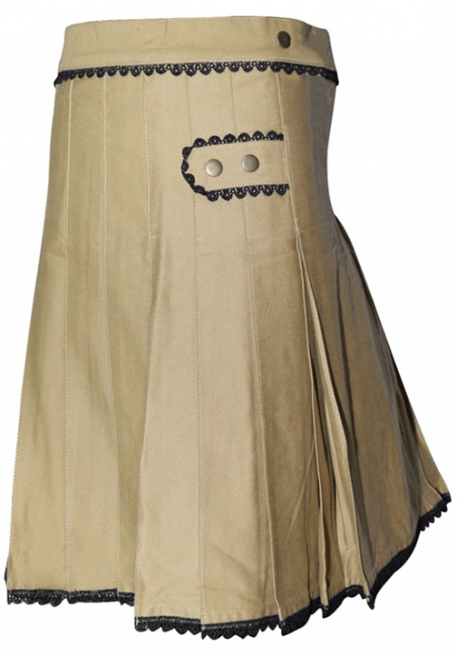 Black Lace Women Kilt