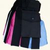 Women Rainbow Black Kilt