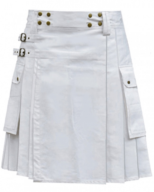 White Men Utility Kilt