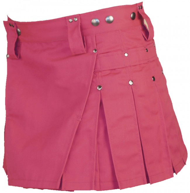 Womens Utility Pink Kilt