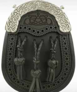 Brogued Leather Sporran