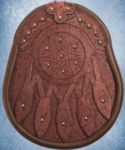 Brown Leather Stud Sporran
