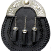 Cantle Black Leather Sporran