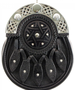 Cantle Leaf Leather Sporran