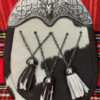 Cow Head Chrome Sporran