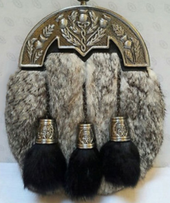 Grey Dress Fur Sporran