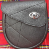 Pure Black Leather Day Sporran