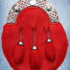 Red Rabbit Fur Dress Sporran