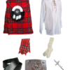 Royal Stewart Tartan Kilt Outfit