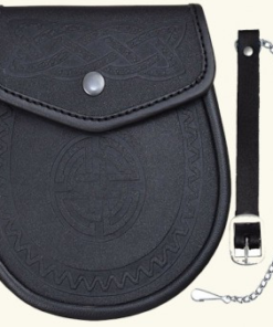 Celtic Knot Leather Sporran