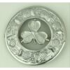 Shamrock Silver Brooch