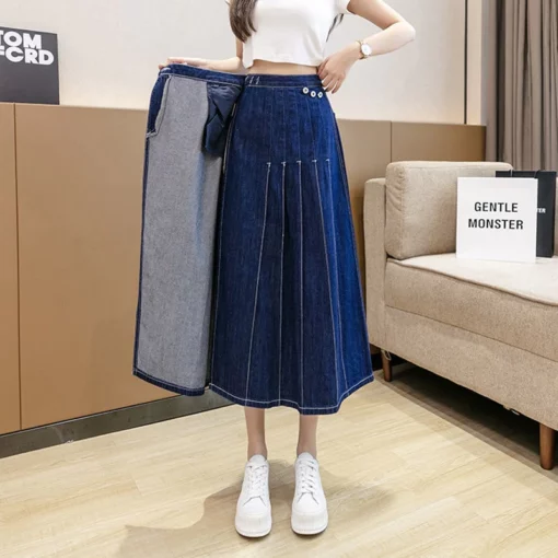 Women Denim Skirt - Image 4