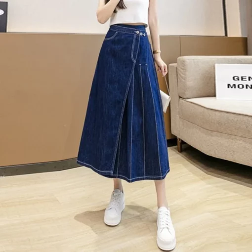 Women Denim Skirt - Image 2