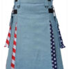 Blue Denim USA Hybrid Kilt