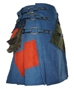 Blue Denim Gothic Kilt