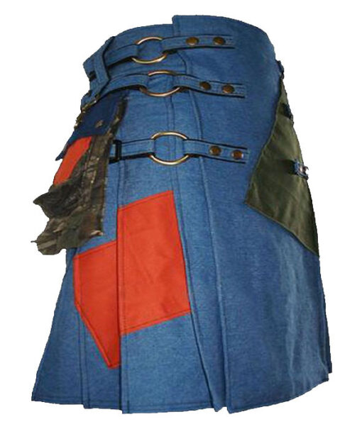 Blue Denim Gothic Kilt