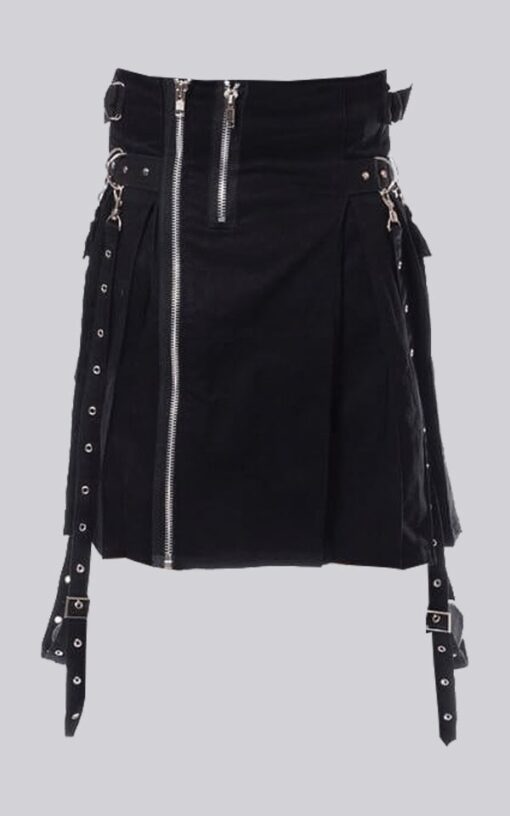 Carl Black Gothic Kilt