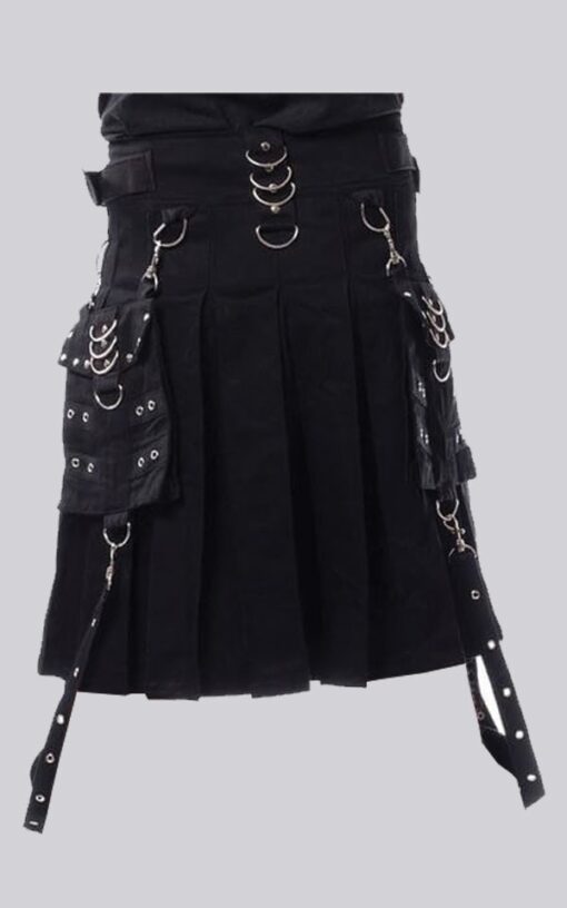 Carl Black Gothic Kilt