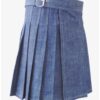 Blue Mens Denim Kilt