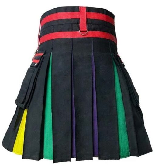 Modern Hybrid Rainbow Kilt For Men